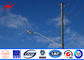 14m 500 Dan Tapered Steel Utility Pole , Galvanized Steel Poles With Climbing Ladder Protection आपूर्तिकर्ता