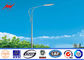 6 - 8m Height Solar Power Systerm Street Light Poles With 30w / 60w Led Lamp आपूर्तिकर्ता