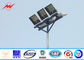 20 Meter Raising Lowering High Mast Pole , Steel Wire Cables Stadium Light Pole आपूर्तिकर्ता