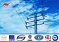 9m 11m Electrical Power Pole Street Light Poles For Africa Power Transmission आपूर्तिकर्ता
