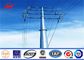 14m Heigth 16 sides Sections metal utility poles For Overhead Transmission आपूर्तिकर्ता