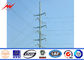 18m Outdoor Galvanizatiom Electric Power Pole 10kv To 220kv Power Capacity आपूर्तिकर्ता