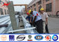 ISO 12m 3mm Thickness Galvanized Steel Pole For Tranmission Line आपूर्तिकर्ता