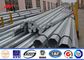 13m Hot Dip Galvanized Electrical Power Pole With Arms For Africa आपूर्तिकर्ता