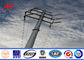 3mm Thickness Overhead Line Steel Power Poles 35FT Transmission Line Poles आपूर्तिकर्ता