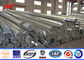 Polygonal 16m 800 DaN Galvanized Steel Power Pole 10kV - 220kV Capacity आपूर्तिकर्ता
