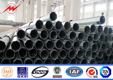 ASTM A123 Galvanized Steel Pole Steel Transmission Poles For Street Lighting आपूर्तिकर्ता