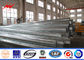 Polygonal 40FT 69kv Metal Steel Utility Poles Galvanized Surface Treatment ASTM A123 आपूर्तिकर्ता