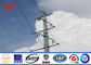 Conical HDG 15m 510kg Steel Electrical Utility Poles For Transmission Overhead Line आपूर्तिकर्ता