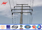 EN10149 S500MC High Power Steel Utility Pole For Electrical Transmission , 5-80m Height आपूर्तिकर्ता