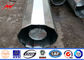 Dodecagonal 69KV Galvanized Tubular Steel Pole 95FT AWS D1.1 For Philippine आपूर्तिकर्ता