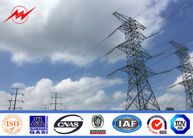 10m 15m Tapered Galvanised Steel Pole For Electrical Power Transmission Lines आपूर्तिकर्ता