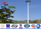 30m outdoor galvanized high mast light pole for football stadium आपूर्तिकर्ता