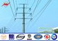 132kv Electrical Power Transmission Poles Round Hot Dip Galvanized For Transmission line आपूर्तिकर्ता