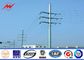ASTM A123 Power Transmission Poles Galvanized Pipe Metal Tubular Steel Pole For CCTV आपूर्तिकर्ता