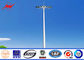 Radio Telecommunication Steel Monopole Antenna High Mast Communication Tower आपूर्तिकर्ता