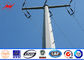 11.9m 16kn Load Electrical Power Pole 100% Welding Surface Galvanized  Treatment आपूर्तिकर्ता