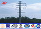 11.9m 16kn Load Electrical Power Pole 100% Welding Surface Galvanized  Treatment आपूर्तिकर्ता