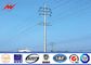 12m 500DAN ASTM A123 Galvanized Steel Pole , Commercial Light Poles आपूर्तिकर्ता