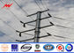 S500MC Steel Power Pole With Cross Arm For Outside Electrical Line आपूर्तिकर्ता