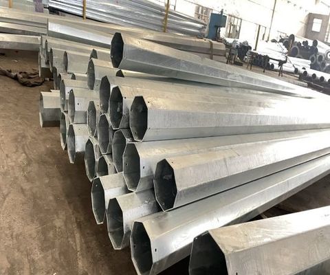 11.9M 8kn गैल्वेनाइज्ड इलेक्ट्रिक पोल के साथ तीन सेक्शन मल्टीफंक्शन सीढ़ी शीर्ष आपूर्तिकर्ता