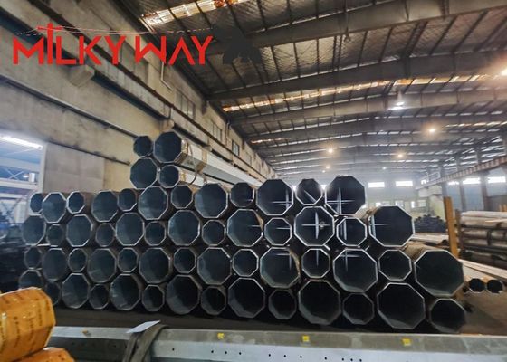 11M कक्षा 4 कक्षा 5 बाहरी विद्युत वितरण लाइन के लिए गैल्वेनाइज्ड उपयोगिता पावर पोल आपूर्तिकर्ता