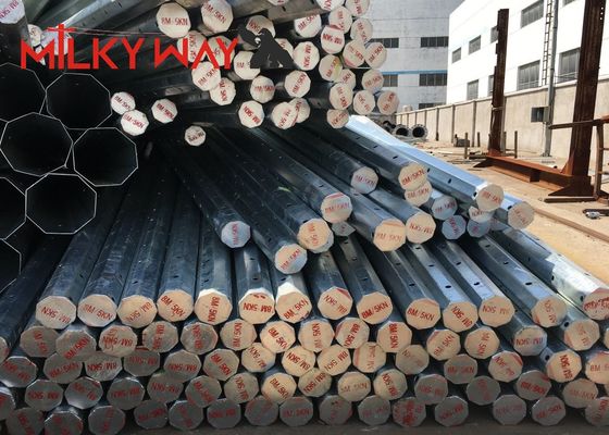 Galvanized Steel Pole Q345 for Transmission Line Hot Dip Galvanized आपूर्तिकर्ता