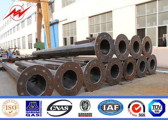 पवन प्रतिरोधी गर्म डुबकी जस्ती उच्च मास्ट टॉवर, हवाई अड्डे धातु लाइट ध्रुव