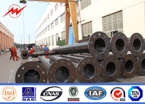 भारोत्तोलन प्रणाली के साथ 50 मीटर की पेंटिंग हाई मस्ट पोल स्पोर्टस सेंटर प्रकाश