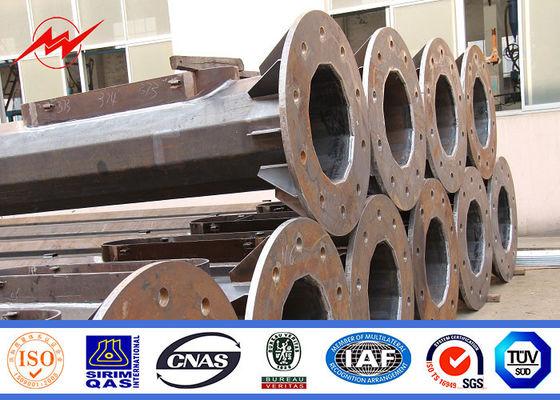 भारोत्तोलन प्रणाली के साथ 50 मीटर की पेंटिंग हाई मस्ट पोल स्पोर्टस सेंटर प्रकाश