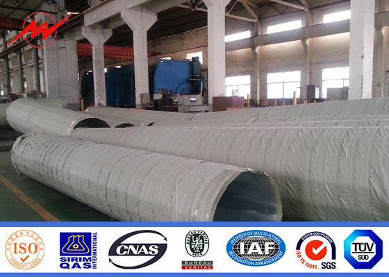 110KV पावर ट्रांसमिशन के लिए 8 एम 5 केएन ग्रीस सामग्री 3 मिमी इलेक्ट्रिक पॉवर पोल