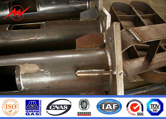 उठाने प्रणाली के साथ 45 मीटर फुटबॉल स्टेडियम उच्च मस्तूल ध्रुव प्रकाश