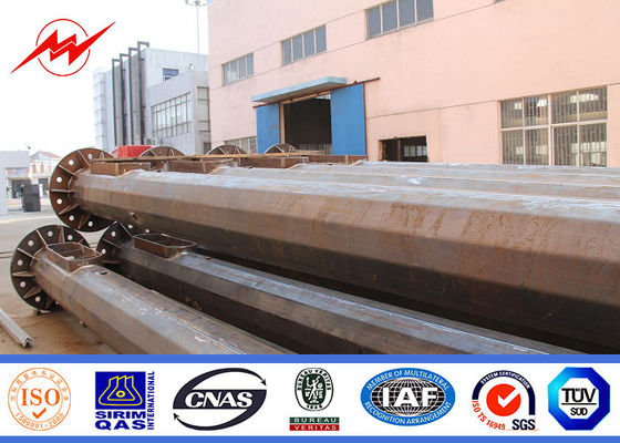 उठाने वाली प्रणाली के साथ 20 मीटर बहुभुज हाइ मस्ट पोल स्पोर्ट्स सेंटर प्रकाश