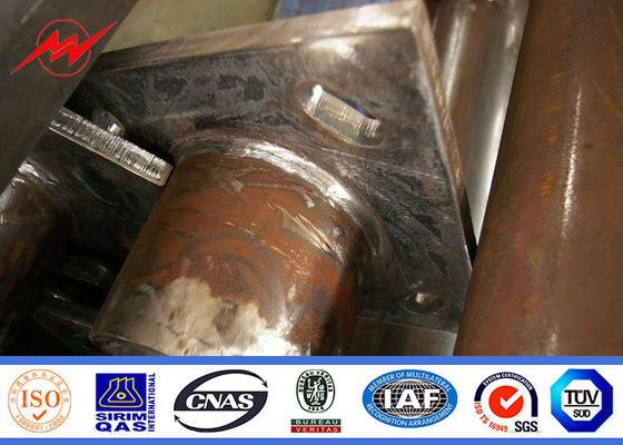 उठाने प्रणाली के साथ पार्क प्रकाश के लिए 35 मीटर चौराह उच्च मस्तूल का खंभा