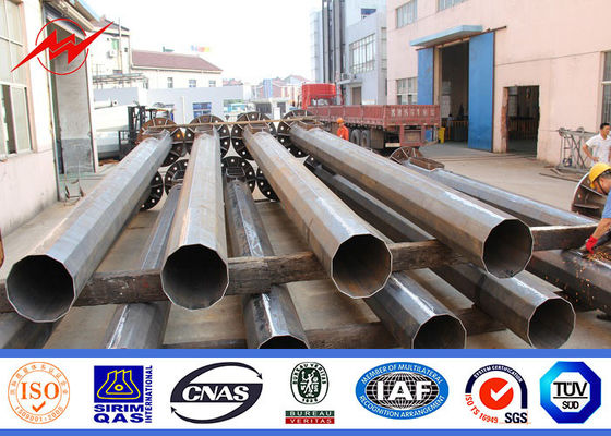 चरम के साथ 40 मीटर बहुभुज हाइ मस्ट पोल स्पोर्ट्स सेंटर प्रकाश