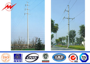 आईएसओ 69 केवी पॉलिगोनल इलेक्ट्रिक पावर पोल 2 सेक्शन