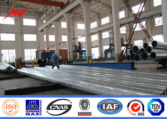 13m Q345 hot dip galvanized electrical power pole for electrical line