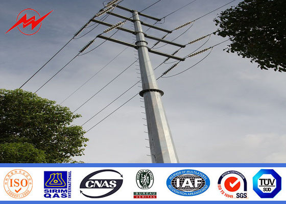33kv transmission line Electrical Power Pole for steel pole tower