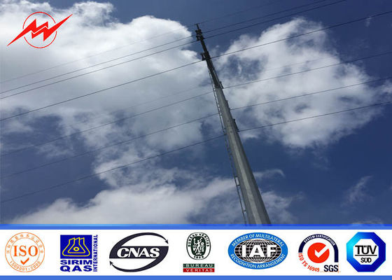 Conical 40ft 138kv Steel Utility Pole for electric transmission distribution line