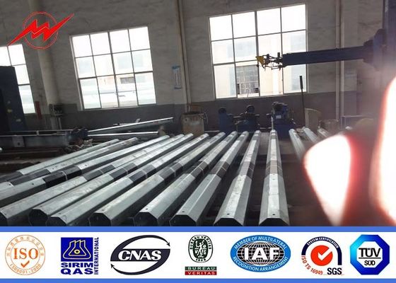 9m 11m Electrical Power Pole Customized For Power Transmission