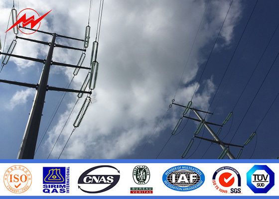12M 8KN Octogonal Electrical Steel Utility Poles for Power distribution