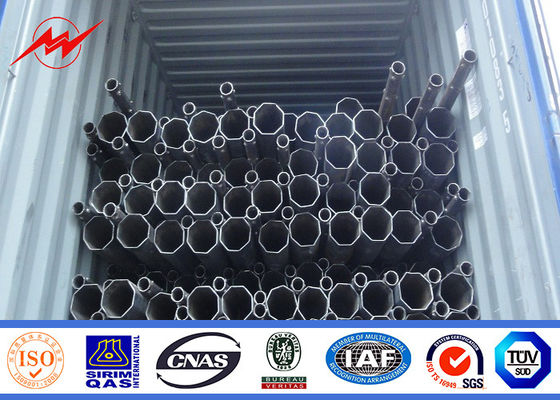 20m Galvanized Steel Pole Electrical Transmission Tower AWS D1.1