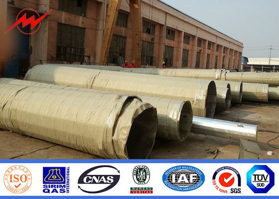 50 KN 11M Height Conical Electric Power Pole ASTM A123 Galvanizing Standard