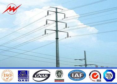 3 मिमी 4 मिमी दीवार मोटाई 9m 12m दूरसंचार के लिए विद्युत शक्ति पोल