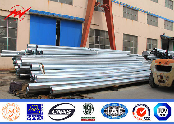 OEM Standard Telescopic Steel Tubular Pole For Power Transmission Line Project