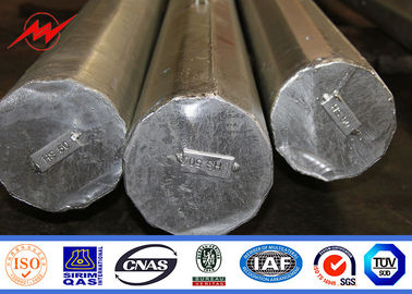 Africa 9m - 13m Electrical Power Pole , Commercial Light Poles 3mm Wall Thickness
