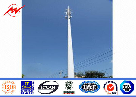 Communication Distribution Mono Pole Tower Customized Tapered 90 FT - 100 FT