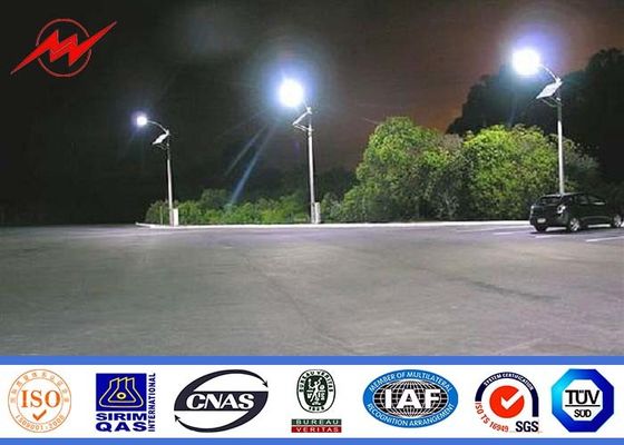 Double Arm 60W LED Commercial Outside Light Pole Wind - Proof High Mast Pole
