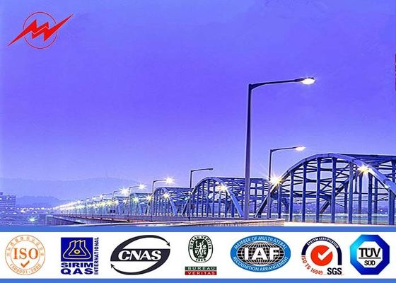 Double Arm 60W LED Commercial Outside Light Pole Wind - Proof High Mast Pole