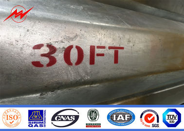 IP65 25ft 30ft 35ft 40ft स्टील पावर पोल